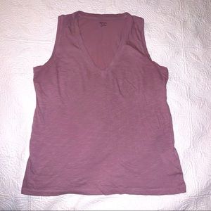 Madewell  Light purple V Neck tank size XS